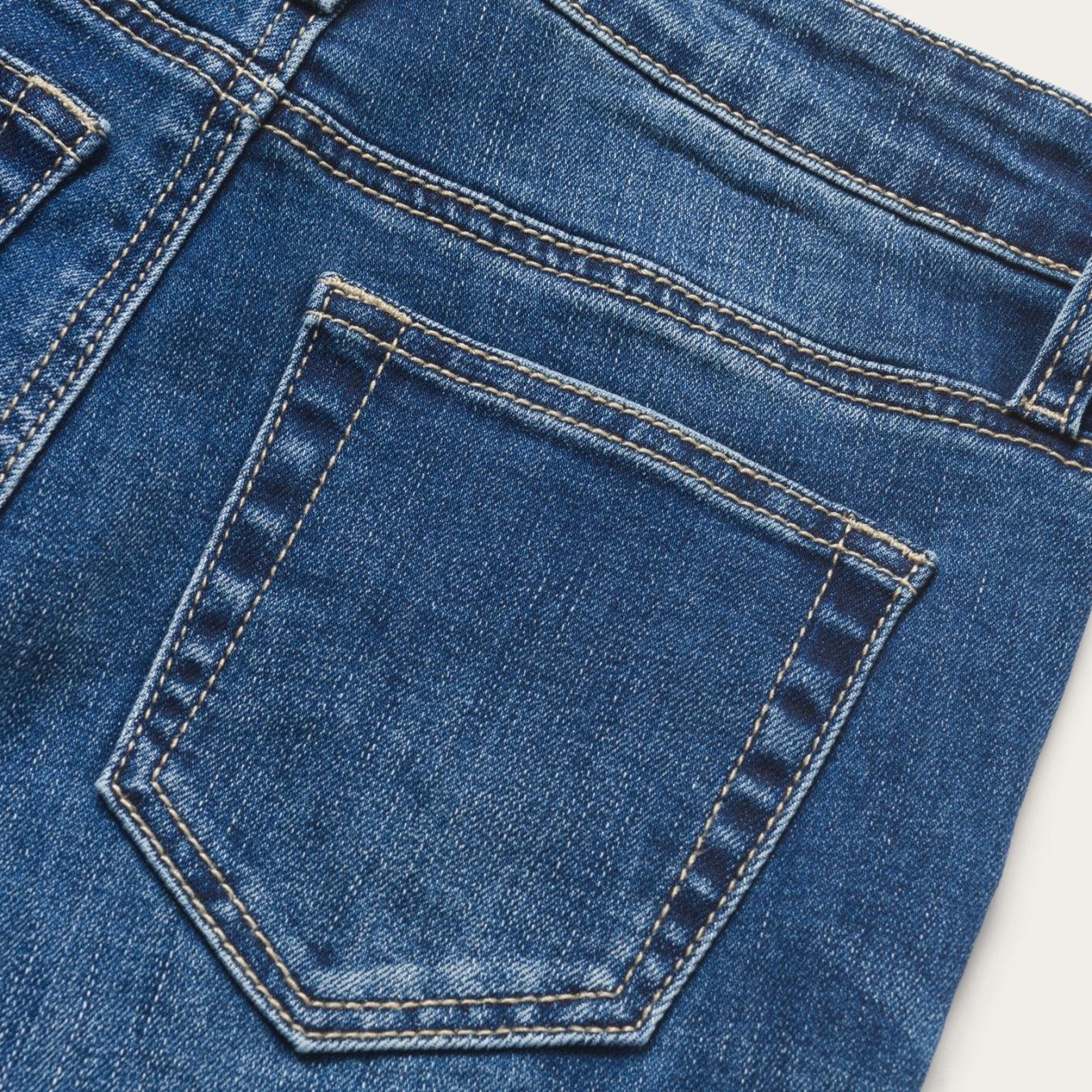 Women Denim Stetson 902 High Waist Slim Fit Jean Blue