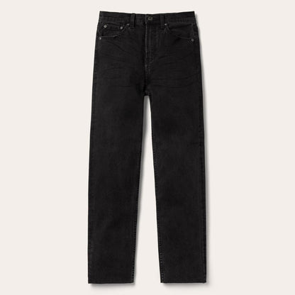Women Denim Stetson 915 High Rise Straight Fit Crop Jeans Black