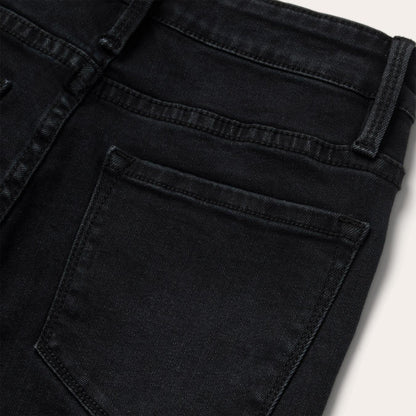 Women Denim Stetson 921 High Rise Flare Jeans Black