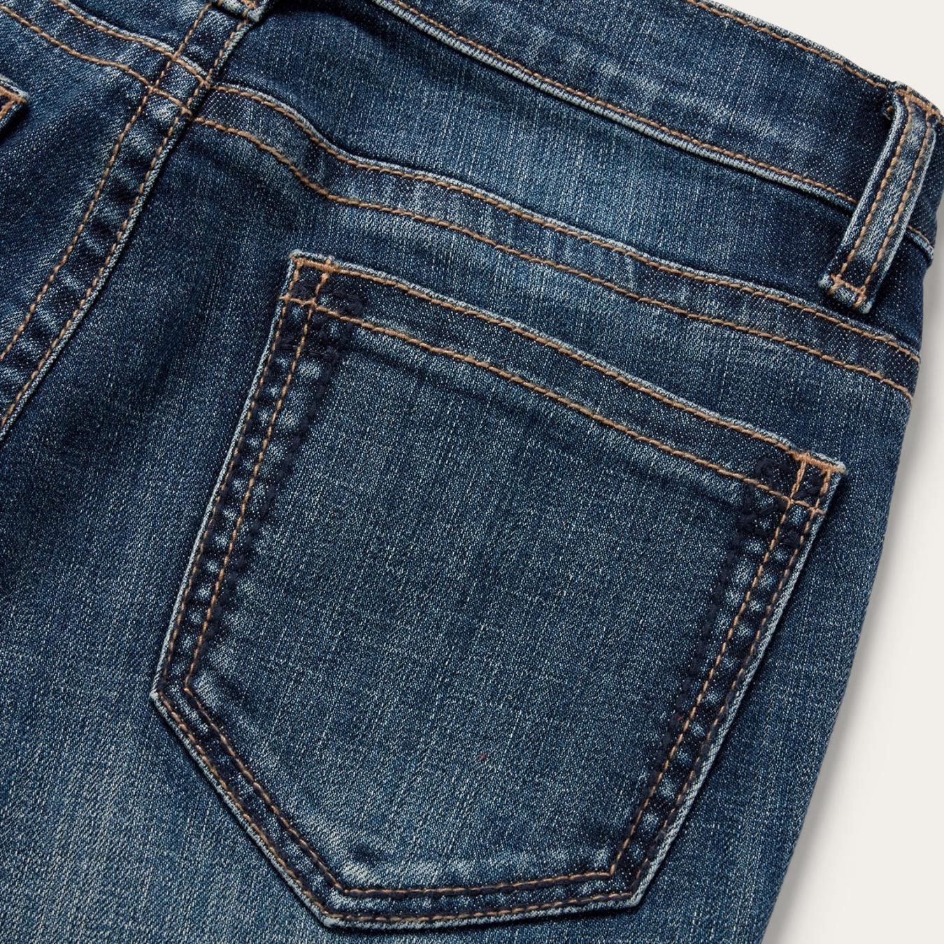 Women Denim Stetson 921 High Rise Flare Jeans Blue