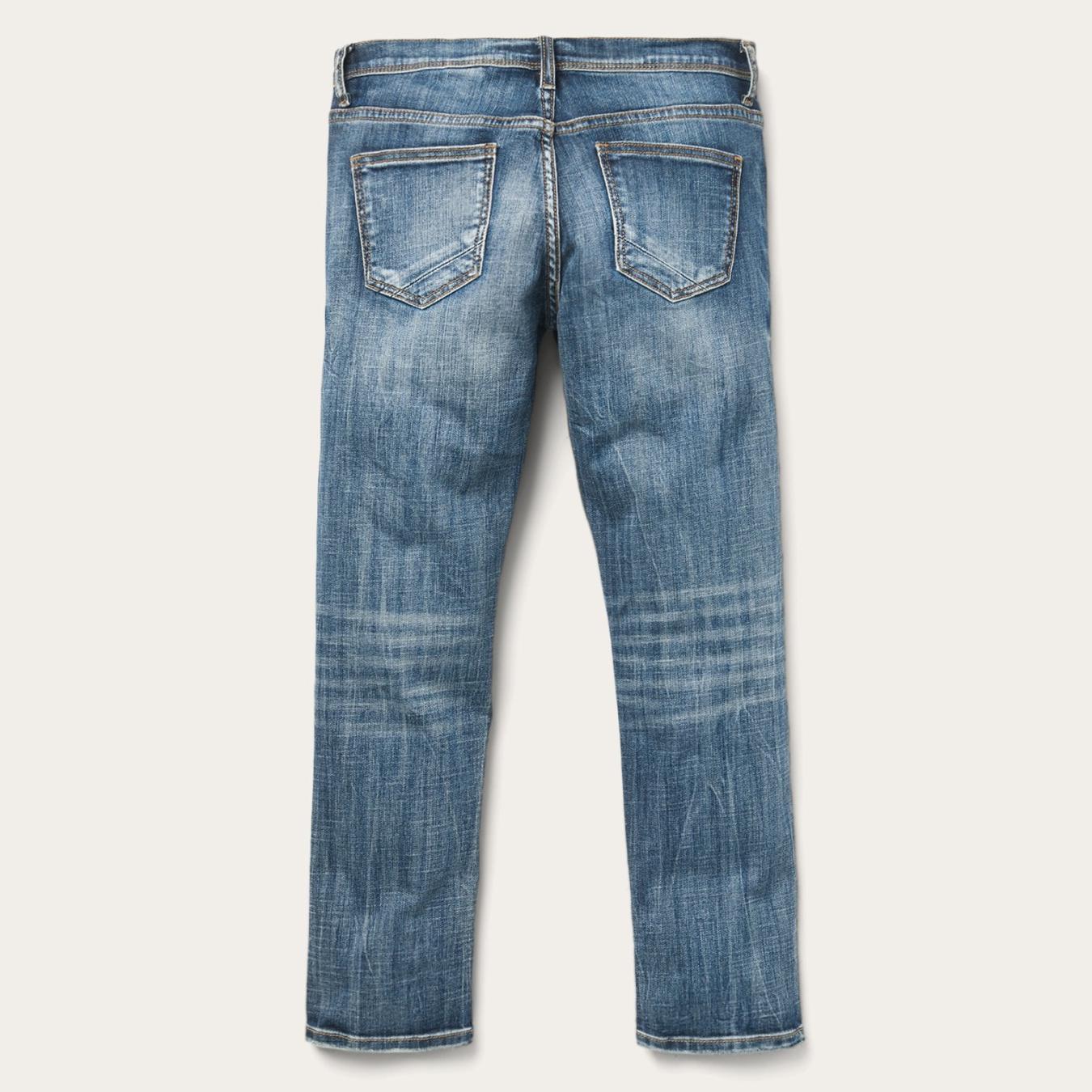 Women Denim Stetson Ankle-Length Boyfriend Fit Jean Blue
