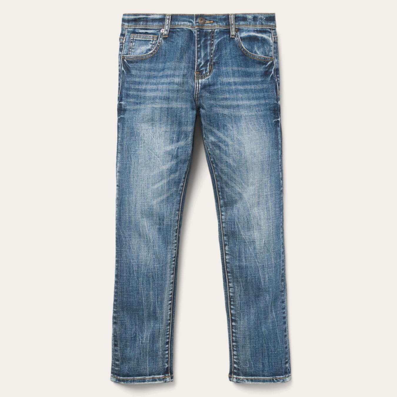Women Denim Stetson Ankle-Length Boyfriend Fit Jean Blue