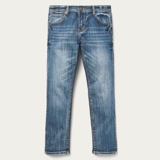 Women Denim Stetson Ankle-Length Boyfriend Fit Jean Blue
