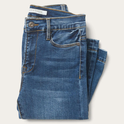 Women Denim Stetson High Waist Flare Jean Blue
