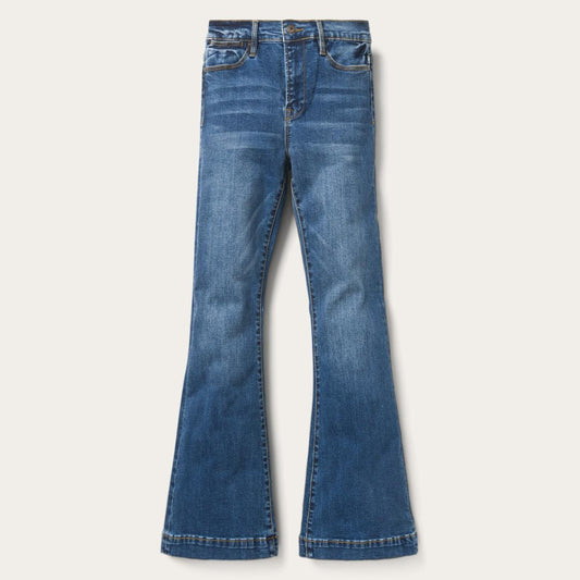 Women Denim Stetson High Waist Flare Jean Blue