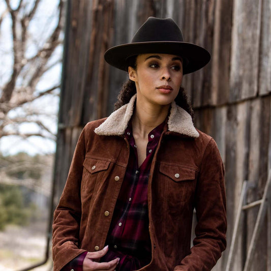 Women Jackets Stetson Classic Bomber Jacket Brown