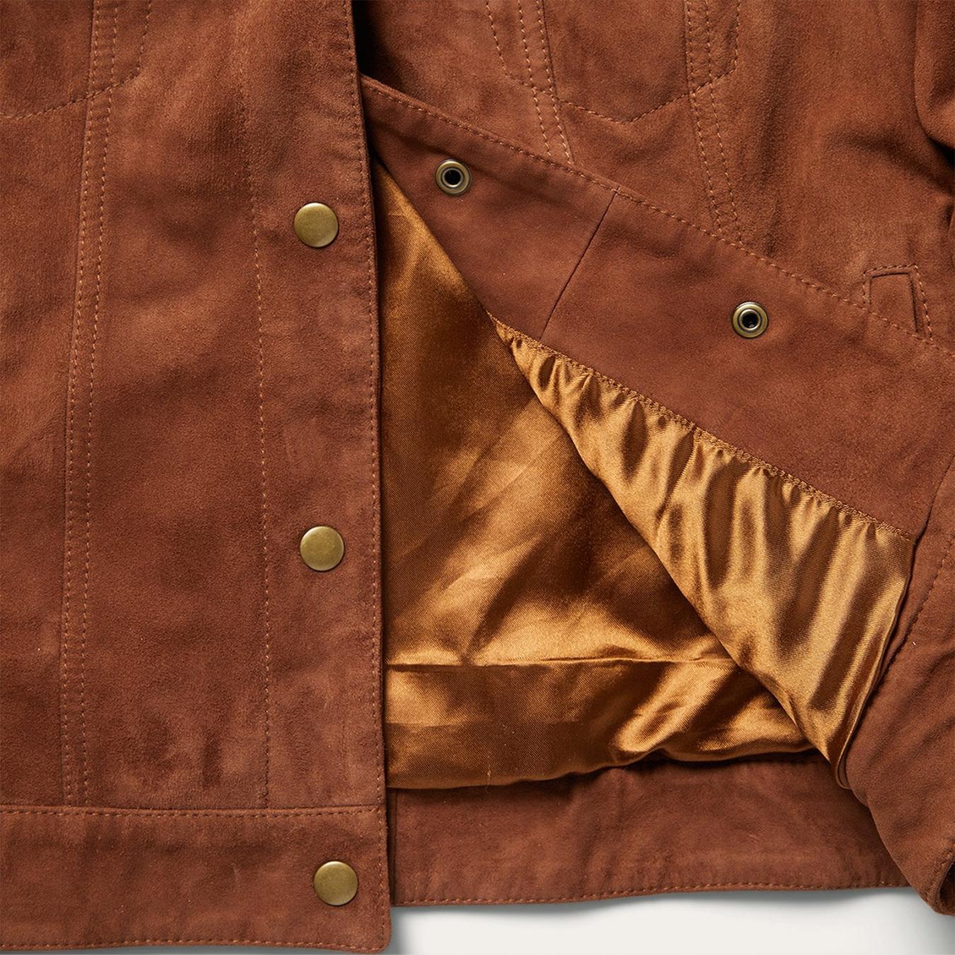 Women Jackets Stetson Classic Bomber Jacket Brown