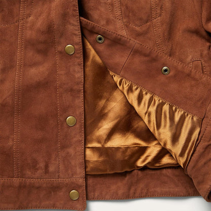Women Jackets Stetson Classic Bomber Jacket Brown
