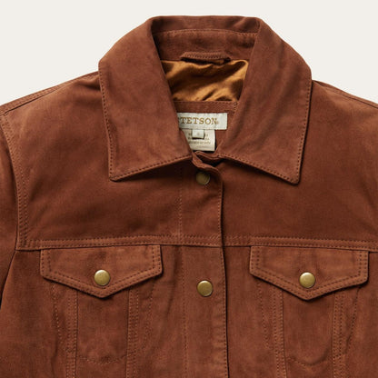 Women Jackets Stetson Classic Bomber Jacket Brown