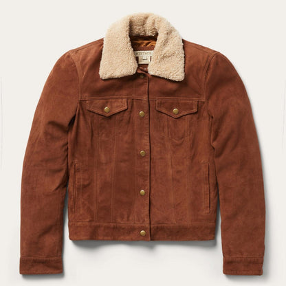 Women Jackets Stetson Classic Bomber Jacket Brown