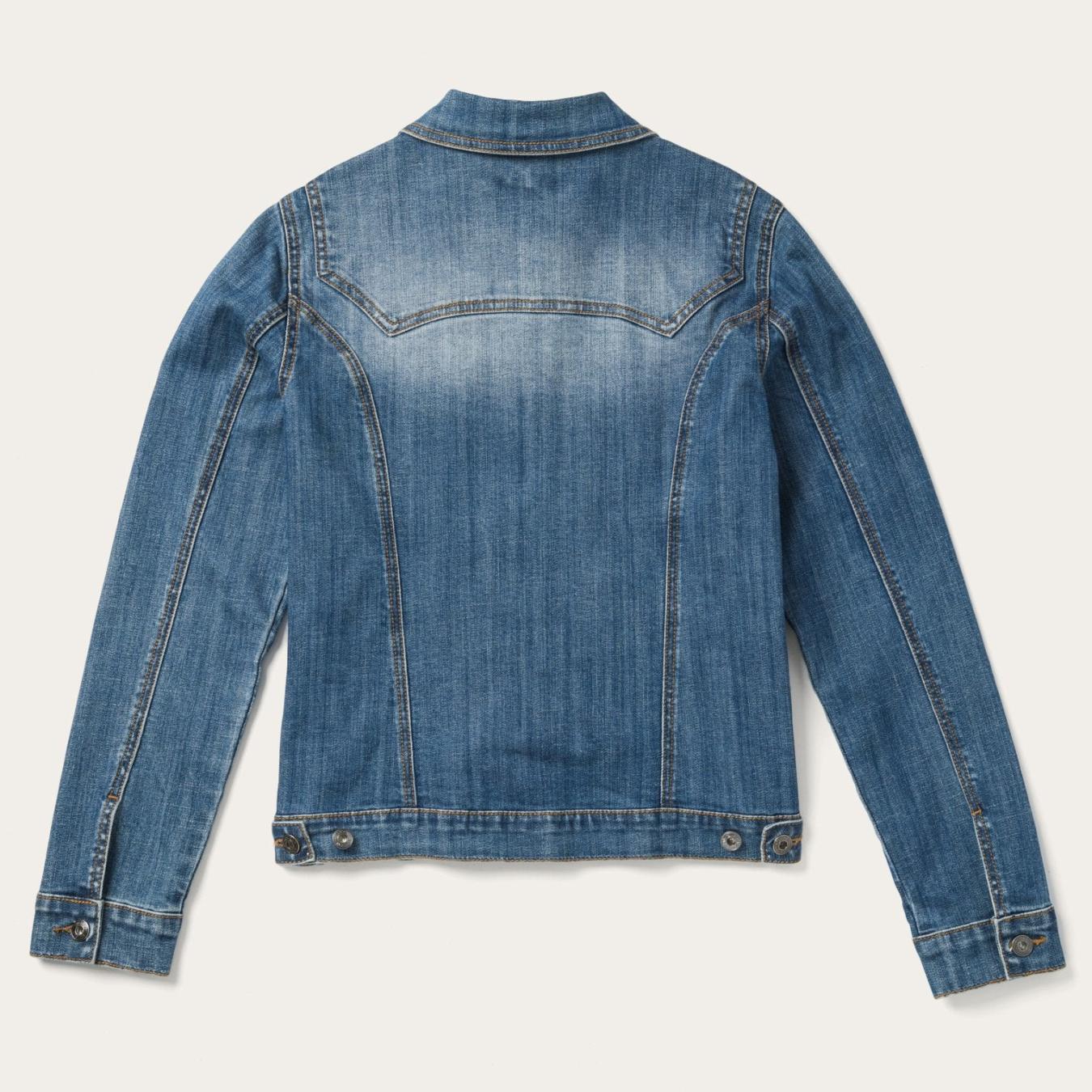 Women Jackets Stetson Stetson Stretch Denim Jacket Blue