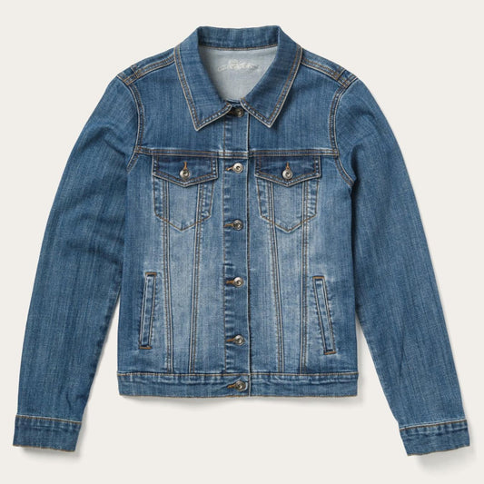 Women Jackets Stetson Stetson Stretch Denim Jacket Blue