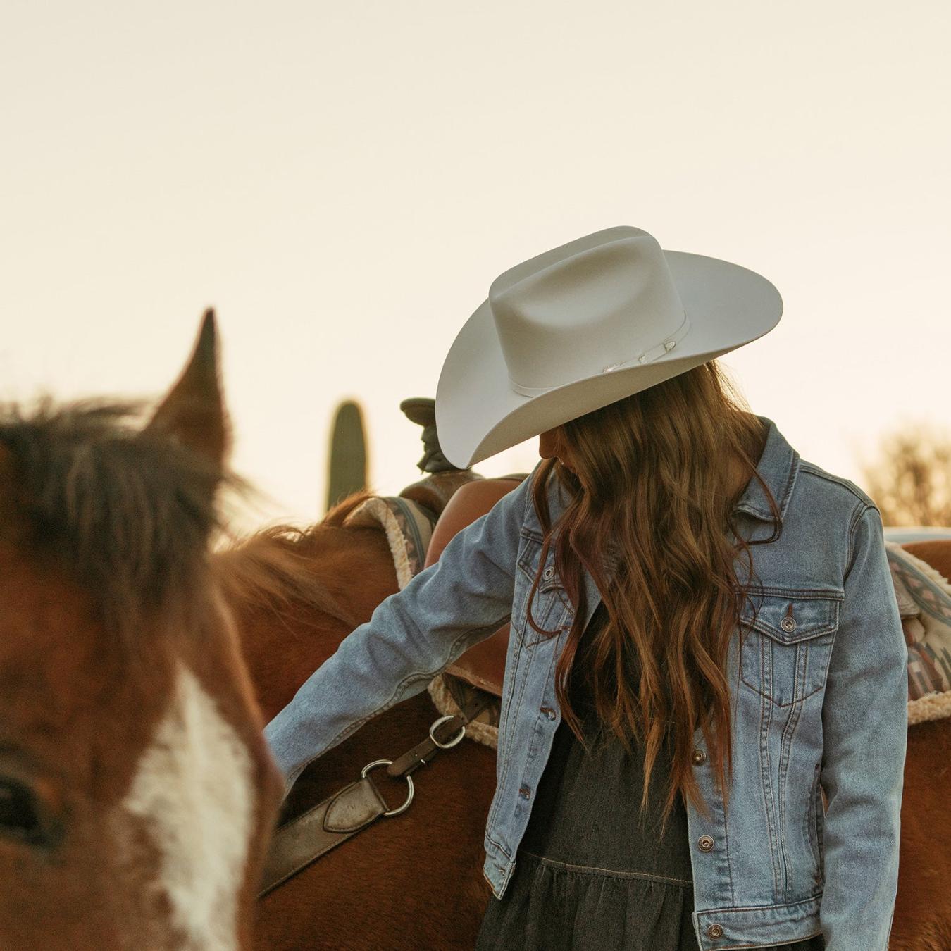 Women Jackets Stetson Stretch Denim Jacket Blue