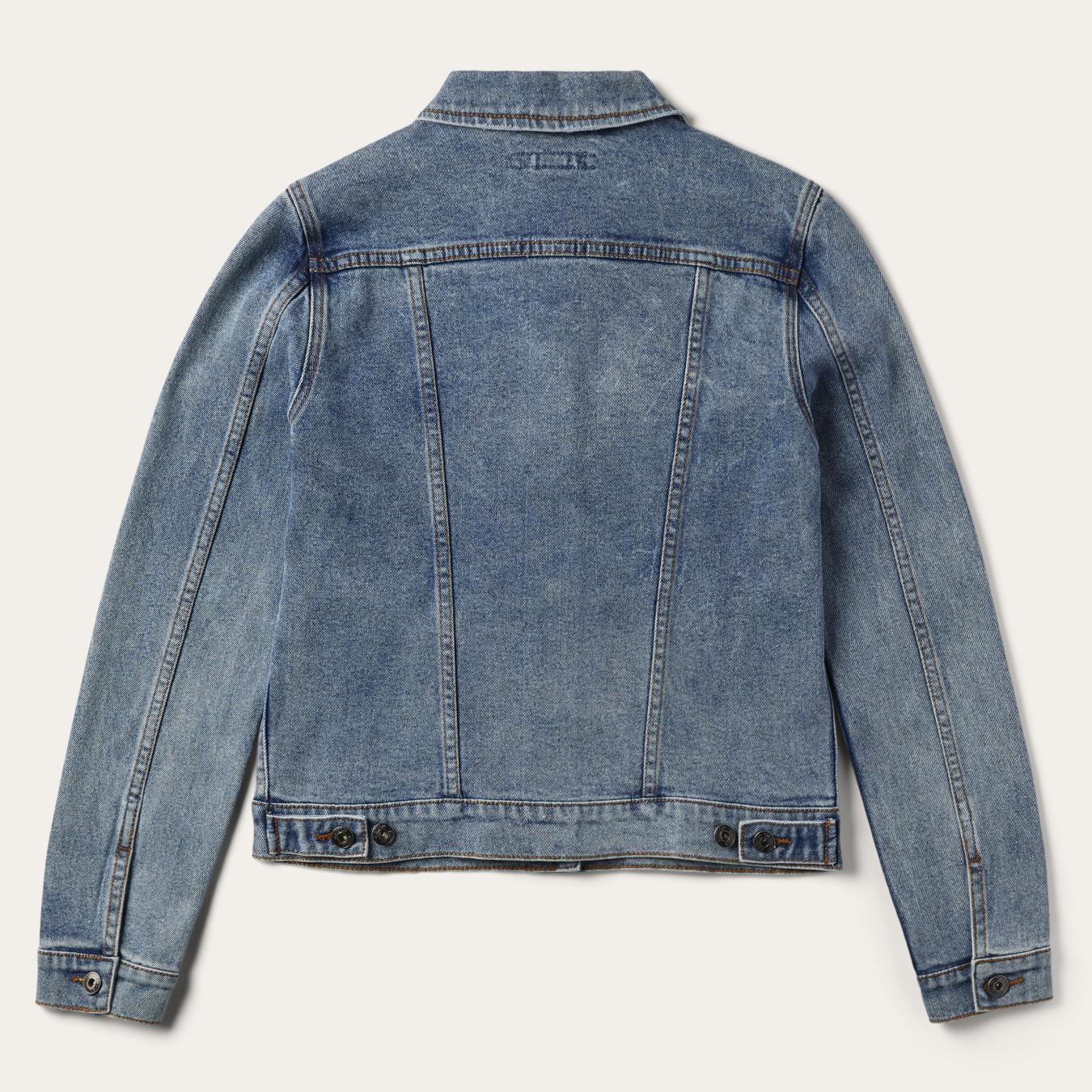 Women Jackets Stetson Stretch Denim Jacket Blue