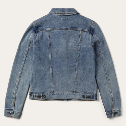 Women Jackets Stetson Stretch Denim Jacket Blue