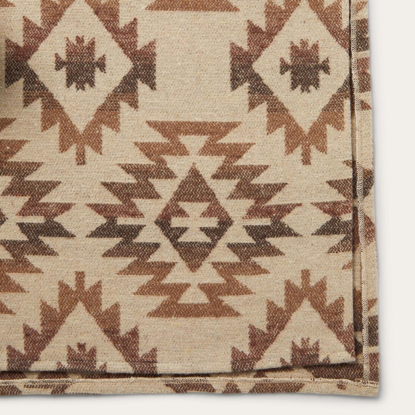 Women Jackets Stetson Tan Aztec Poncho Brown