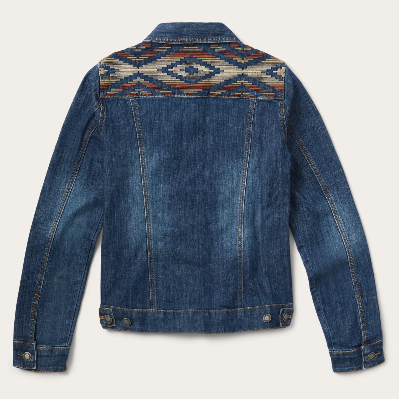 Women Jackets Stetson Western Denim Jacket Blue