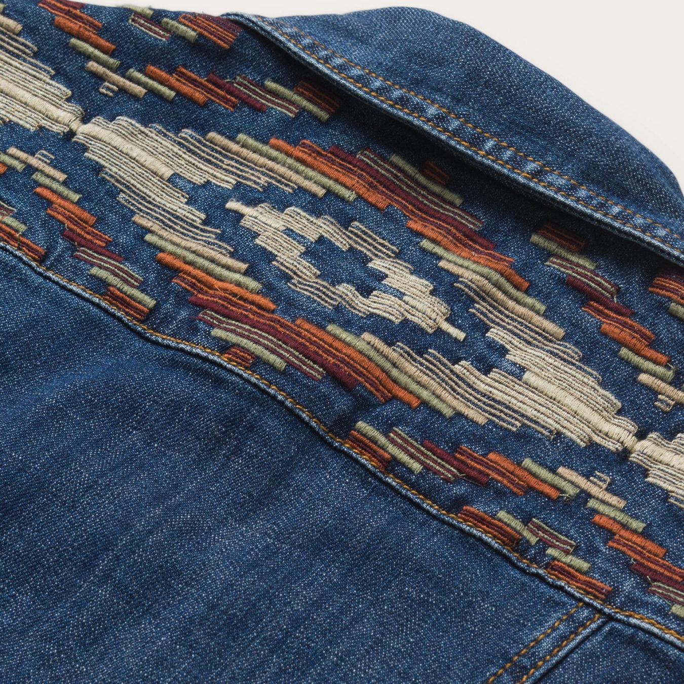 Women Jackets Stetson Western Denim Jacket Blue