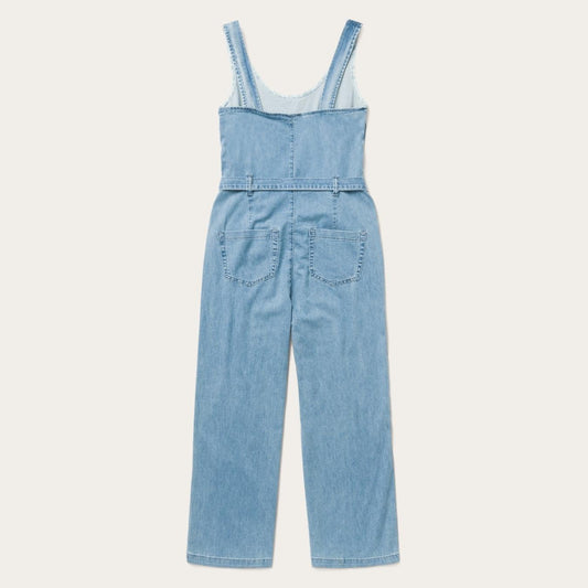 Women Jumpsuits Stetson Lightweight Denim Jumper Blue