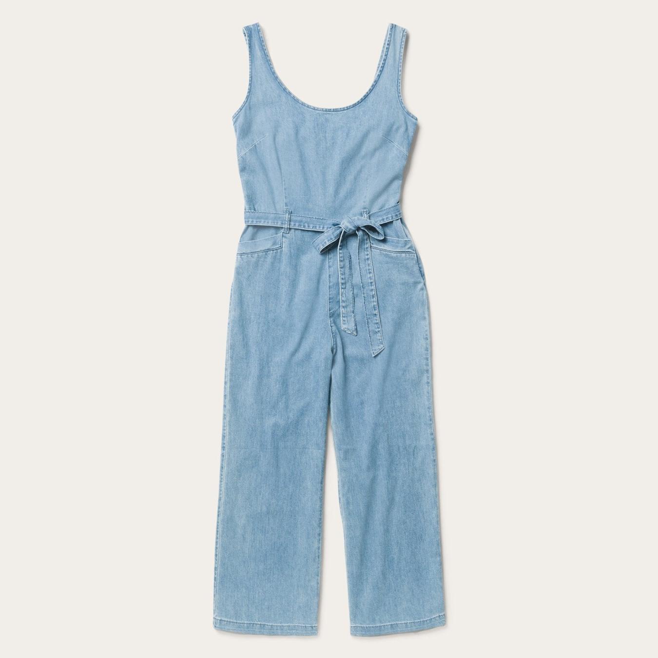 Women Jumpsuits Stetson Lightweight Denim Jumper Blue