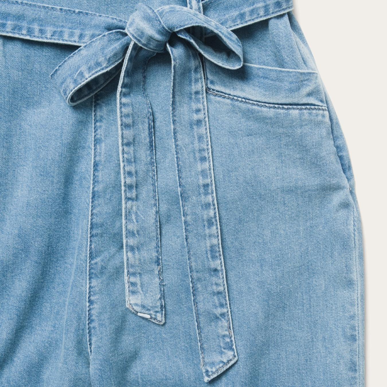 Women Jumpsuits Stetson Lightweight Denim Jumper Blue