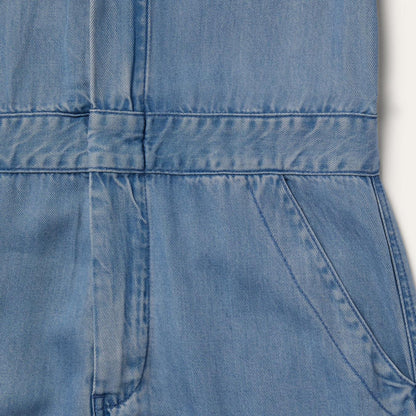 Women Jumpsuits Stetson Notch Collar Jumpsuit Blue
