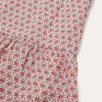 Women Midi Stetson Cottage Floral Dress Red