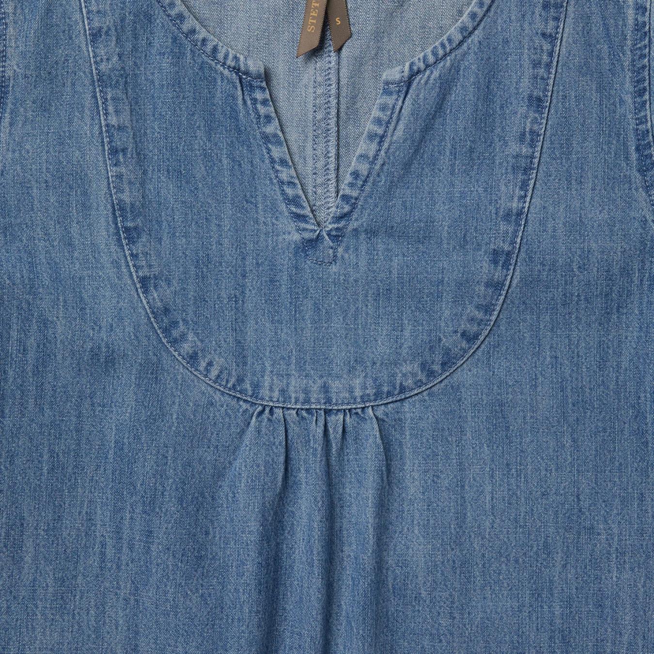 Women Mini Stetson Denim Swing Dress Blue