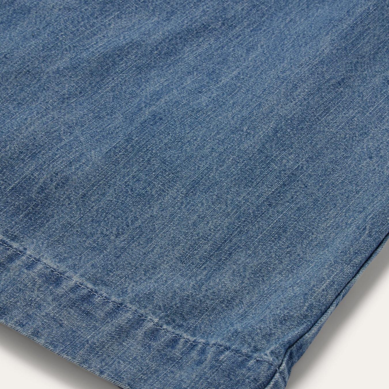 Women Mini Stetson Denim Swing Dress Blue