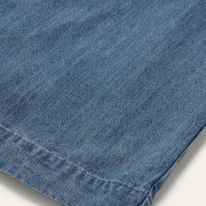 Women Mini Stetson Denim Swing Dress Blue
