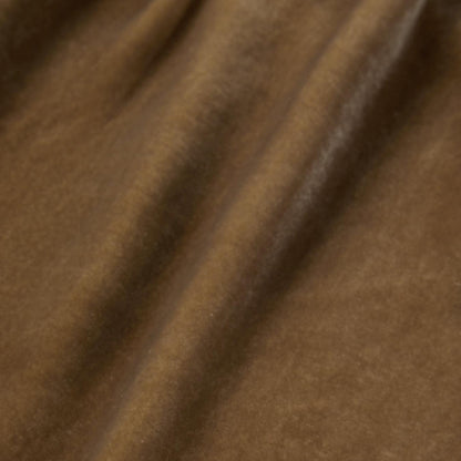 Women Mini Stetson Khaki Velvet Babydoll Dress Copper