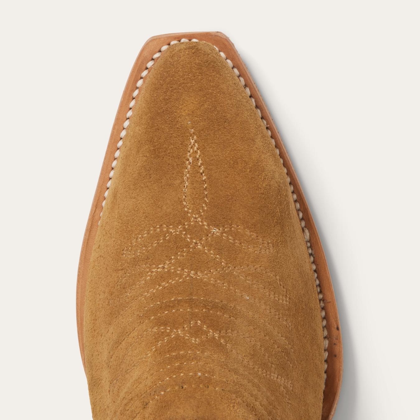 Women Mules Stetson Reed Western Mules Tan