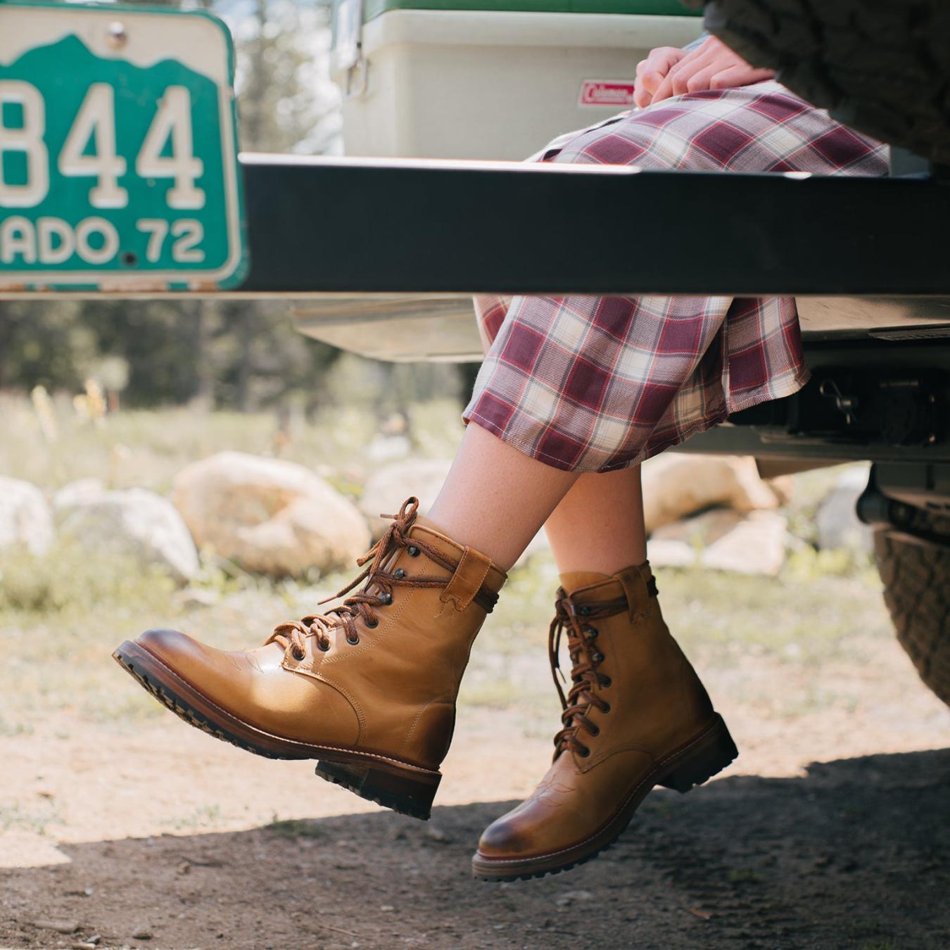 Women Outdoor Stetson August Boots Tan