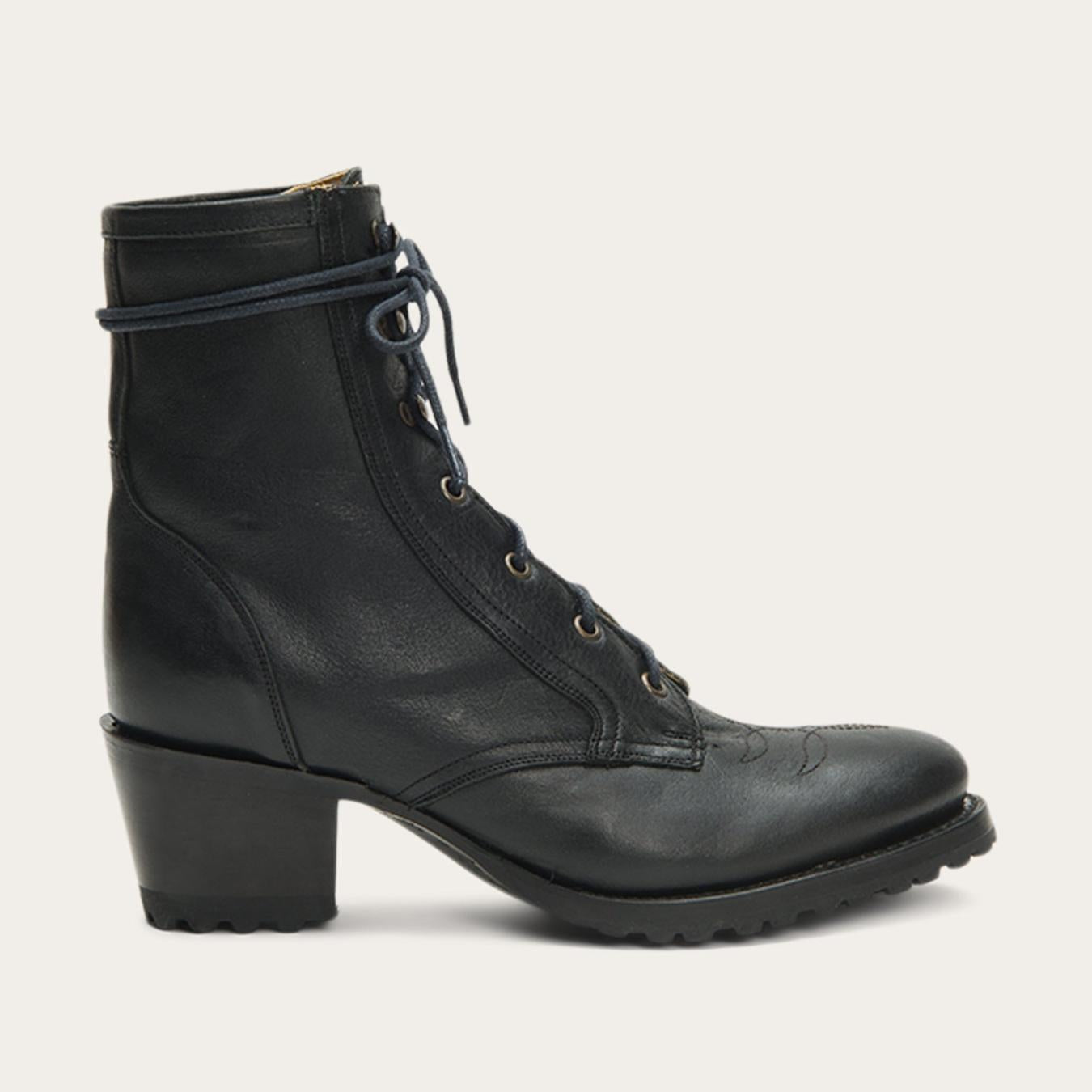 Women Outdoor Stetson Hattie Boots Black