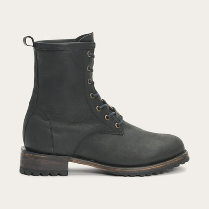 Women Outdoor Stetson Sam Lace Up Black Leather