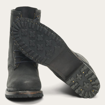 Women Outdoor Stetson Sam Lace Up Black Leather
