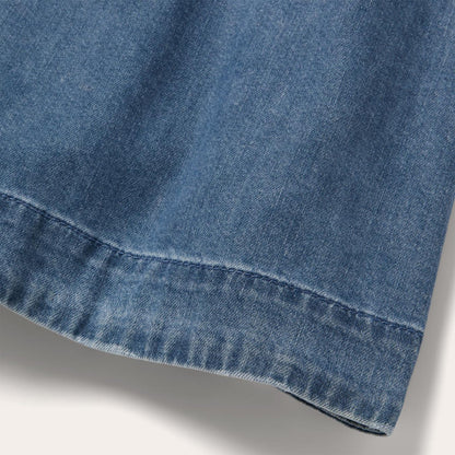 Women Shirt Dresses Stetson Denim Button Front Shirt Dress Blue