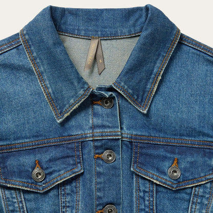Women Shirt Dresses Stetson Premium Denim Shirt Dress Blue