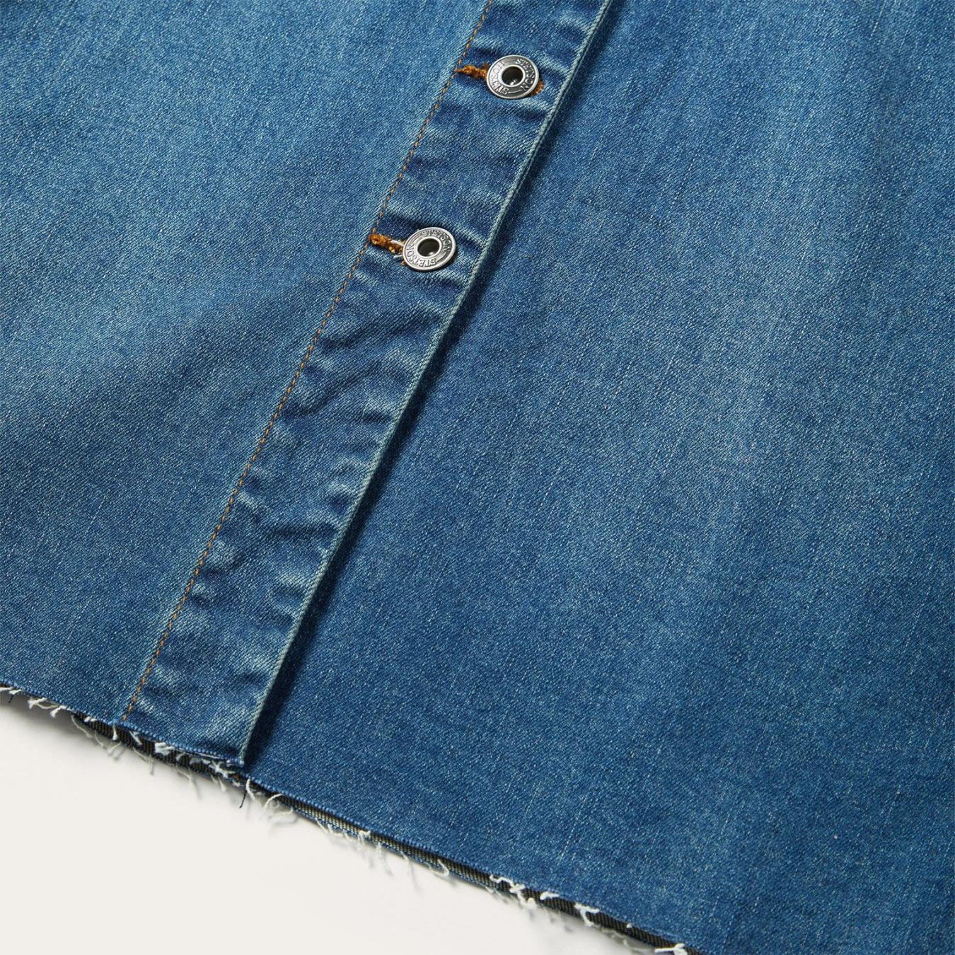 Women Shirt Dresses Stetson Premium Denim Shirt Dress Blue