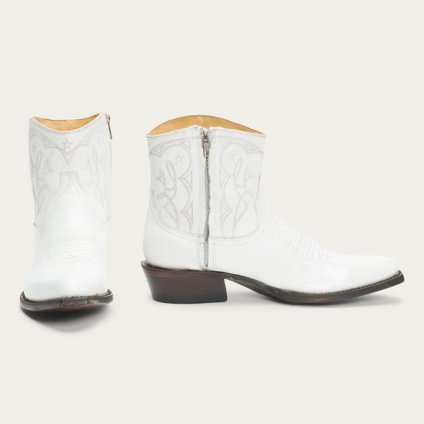 Women Shorties Stetson Annika Boots White