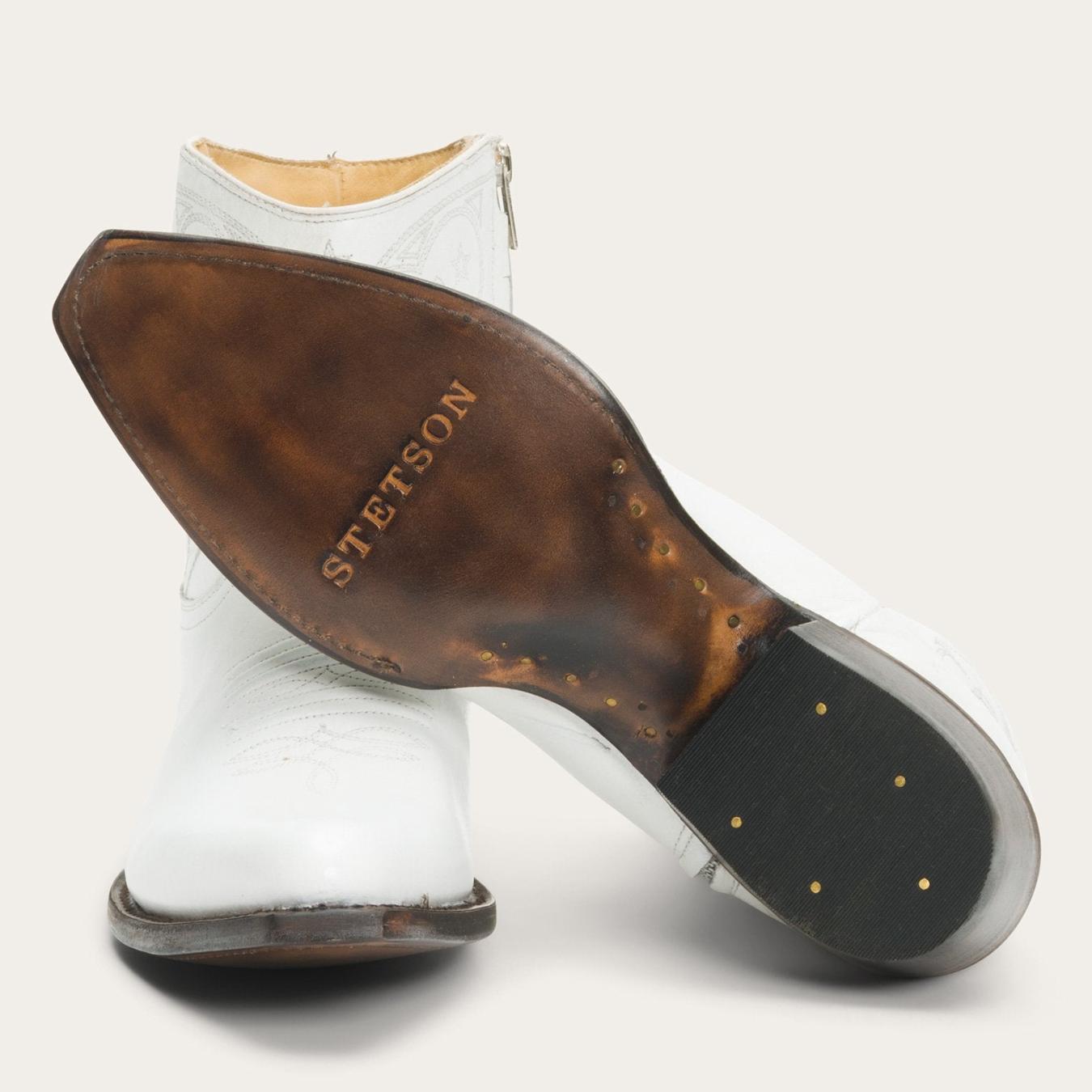 Women Shorties Stetson Annika Boots White