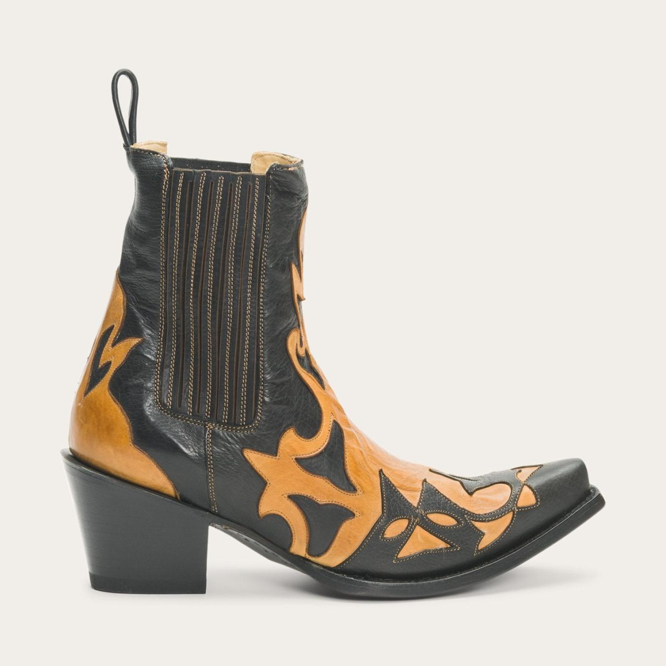 Women Shorties Stetson Cici Boots Black