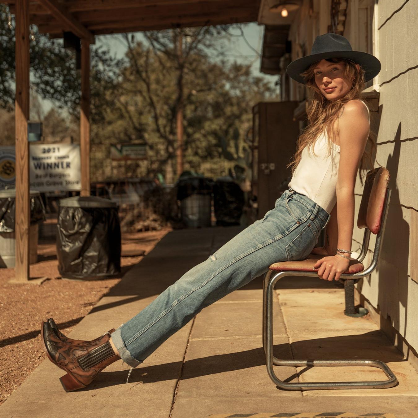 Women Shorties Stetson Cici Boots Brown