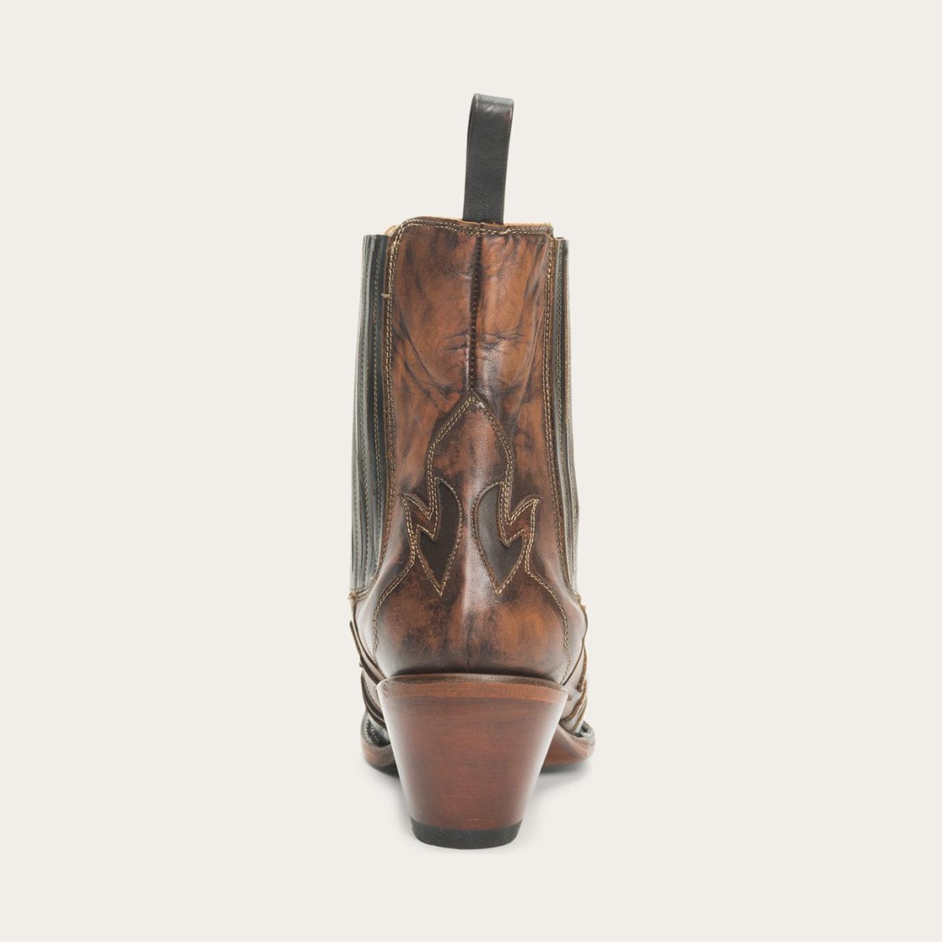 Women Shorties Stetson Cici Boots Brown