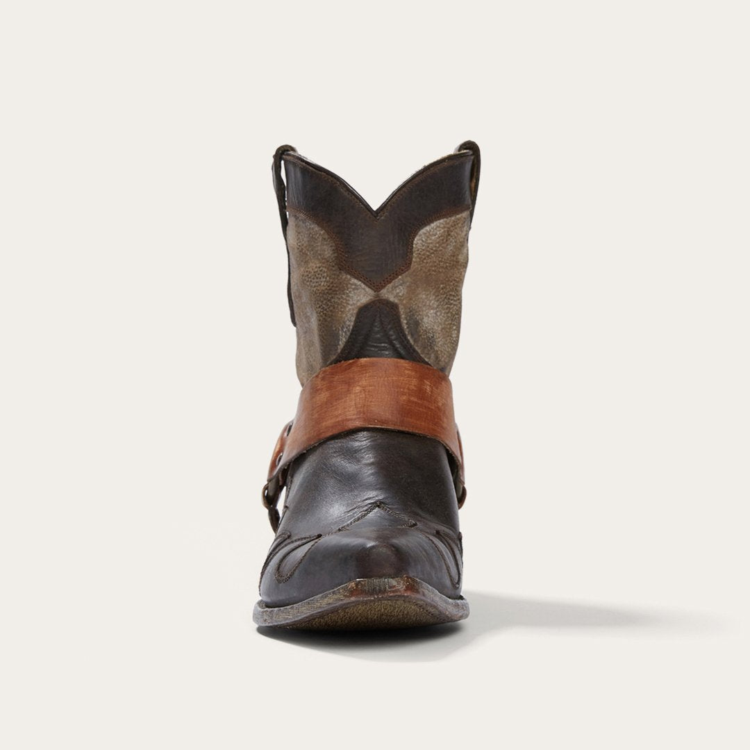 Women Shorties Stetson Jade Harness Ankle Boot Brown