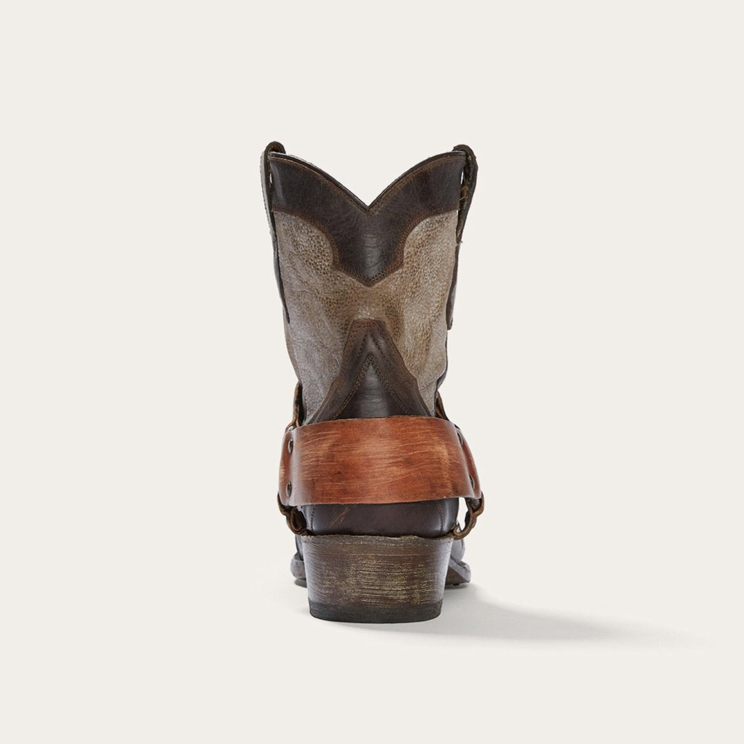 Women Shorties Stetson Jade Harness Ankle Boot Brown