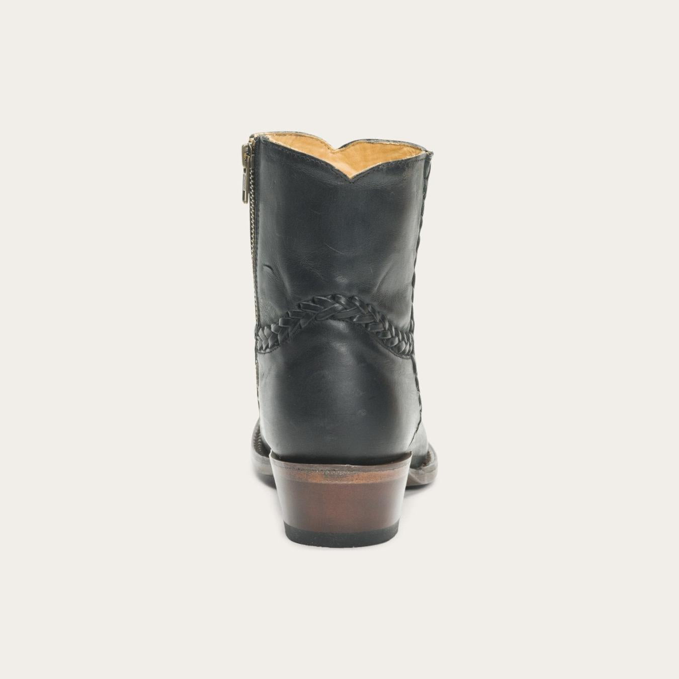 Women Shorties Stetson Pixie Boots Black
