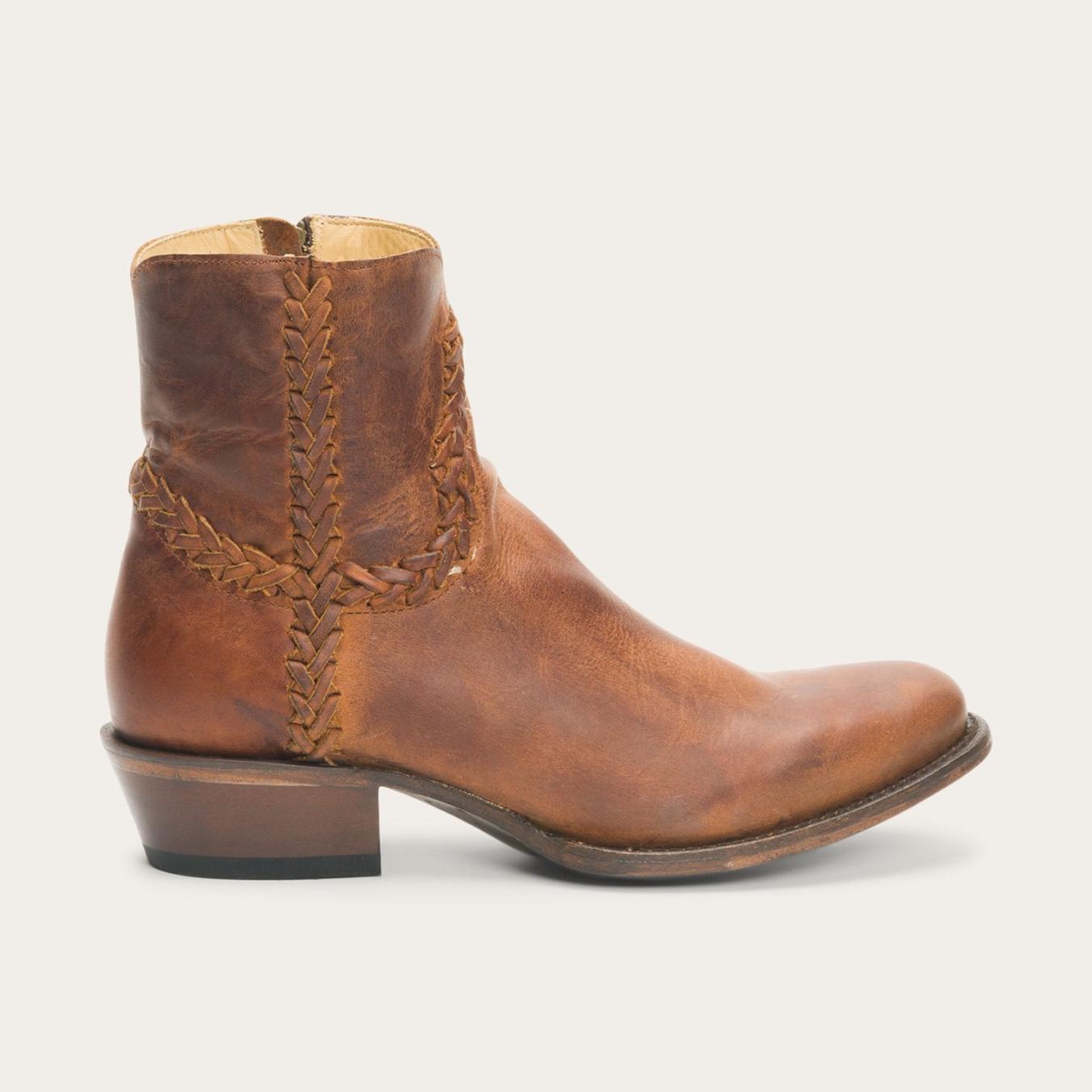 Women Shorties Stetson Pixie Boots Brown