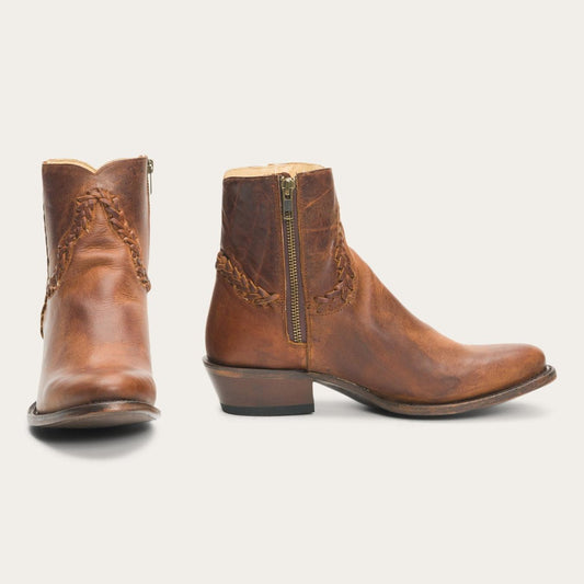 Women Shorties Stetson Pixie Boots Brown