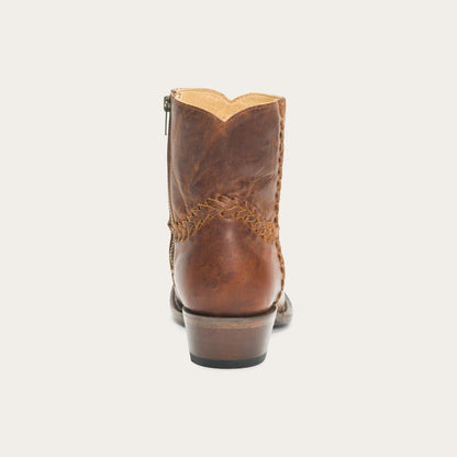 Women Shorties Stetson Pixie Boots Brown
